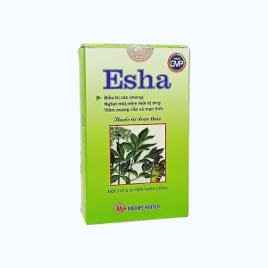 Viên nang Esha Mediplantex điều trị nghẹt mũi, viêm mũi dị ứng, viêm xoang (3 vỉ x 10 viên)