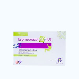 Viên nang Esomeprazol 40mg - US điều trị viêm loét dạ dày tá tràng (3 vỉ x 10 viên)