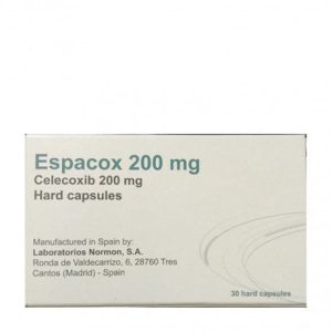 Viên nang Espacox 200mg Normon điều trị viêm và giảm các cơn đau khớp (3 vỉ x 10 viên)