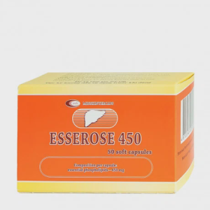 Viên nang mềm Esserose 450mg điều trị các triệu chứng bệnh lý gan (5 vỉ x 10 viên)