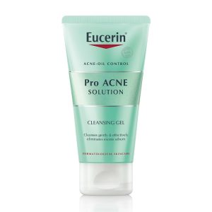 Gel rửa mặt EUCERIN Pro Acne Solution Cleansing dành cho da mụn, làm sạch, kiềm dầu (Tuýp 75ml)