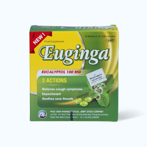 Viên uống Euginga hỗ trợ giảm ho (Hộp 100 viên)