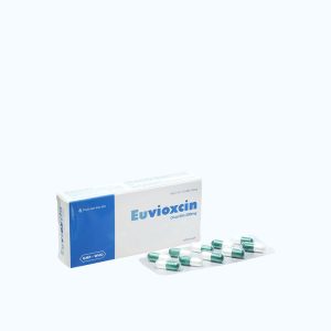 Viên nang cứng Euvioxcin 500mg kháng sinh điều trị nhiễm khuẩn (2 vỉ x 10 viên)