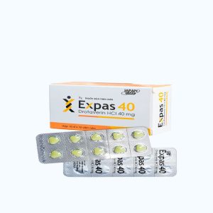 Viên nén Expas 40mg chống co thắt cơ trơn đường tiêu hóa (10 vỉ x10 viên)