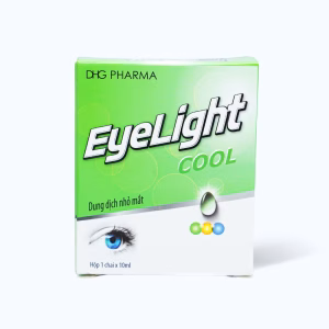 Thuốc nhỏ mắt Eyelight Cool làm mát, giữ ẩm cho mắt, ngăn ngừa cận thị tiến triển (chai 10ml)