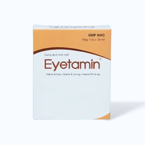 Thuốc nhỏ mắt EYETAMIN cung cấp độ ẩm và dưỡng chất cho mắt, phòng ngừa các bệnh về mắt (chai 10ml)