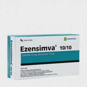 Ezensimva 10/10 (Hộp 03 vỉ x 10 viên)