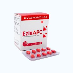 Viên nén Ezinapc 10mg điều trị triệu chứng viêm mũi dị ứng, mày đay (10 vỉ x 10 viên)