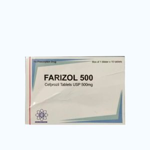 Viên nén Farizol 500mg kháng sinh điều trị nhiễm khuẩn (1 vỉ x 10 viên)