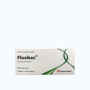 Viên nang cứng Fluebac 50mg điều trị các bệnh nhiễm nấm (1 vỉ x 7 viên)