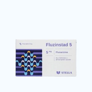 Viên nang Fluzinstad 5mg điều trị phòng ngừa cơn đau nữa đầu (10 vỉ x 10 viên)