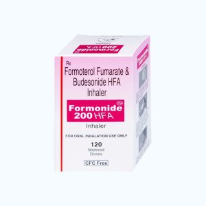 Thuốc phun mù định liều Formonide 200 HFA Cadila điều trị hen suyễn (hộp 120 liều)