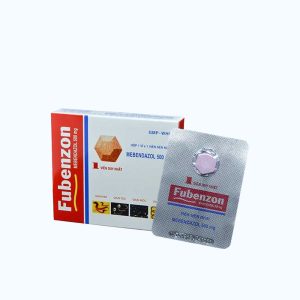 Viên nhai Fubenzon 500mg điều trị nhiễm giun (1 vỉ x 1 viên)