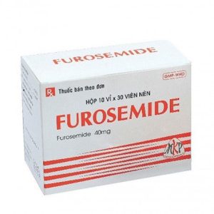 Viên nén Furosemide 40mg Mekophar trị tăng huyết áp, phù, tăng calci huyết (10 vỉ x 30 viên)