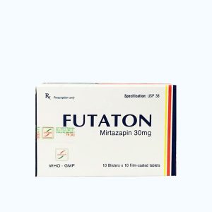 Viên nén bao phim Futaton 30mg điều trị trầm cảm trung bình đến nặng (10 vỉ x 10 viên)