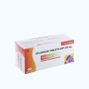 Viên nén G-Flo 200mg điều trị và dự phòng nhiễm khuẩn (10 vỉ x 10 viên)