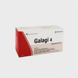 Viên nén Galagi 4mg điều trị sa sút trí tuệ từ nhẹ đến trung bình bệnh Alzheimer (6 vỉ x 10 viên)