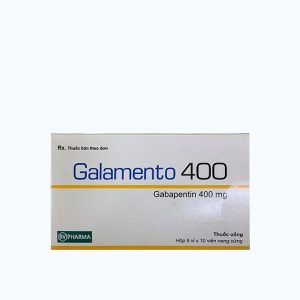 Viên nang cứng Galamento 400 trị động kinh, viêm dây thần kinh (5 vỉ x 10 viên)