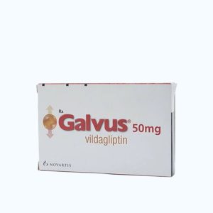 Viên nén Galvus 50mg điều trị đái tháo đường không phụ thuộc insulin (type 2) (2 vỉ x 14 viên)