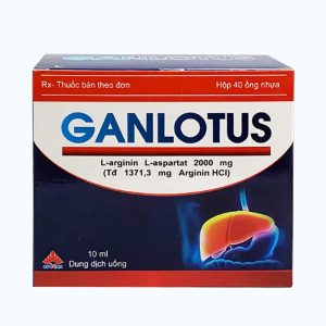 Dung dịch uống GANLOTUS điều trị khó tiêu, suy nhược chức năng, tăng amoniac máu (8 vỉ x 5ống)