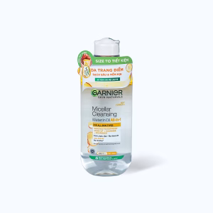 Nước Tẩy Trang GARNIER Micellar Oil-Infused Làm Sạch Sâu (Chai 400ml)