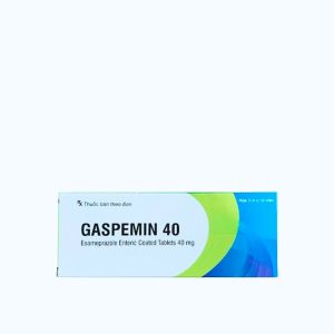 Viên bao tan ở ruột Gaspemin 40mg điều trị loét dạ dày, tá tràng (3 vỉ x 10 viên)