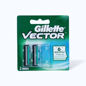 Lưỡi Dao Cạo Râu VECTOR GILLETTE (2 Lưỡi/Vỉ)