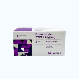 Glimepiride STELLA 4mg điều trị đái tháo đường type 2 (6 vỉ x 10 viên)
