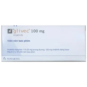 Glivec 100mg Hộp 6 vỉ x 10 viên