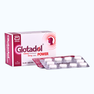 Viên nén Glotadol hạ sốt, giảm đau (10 vỉ x 10 viên)