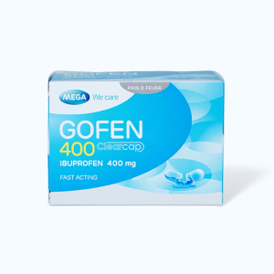Gofen 400 Clearcap (5 vỉ x 10 viên) – Giảm đau, hạ sốt nhanh chóng