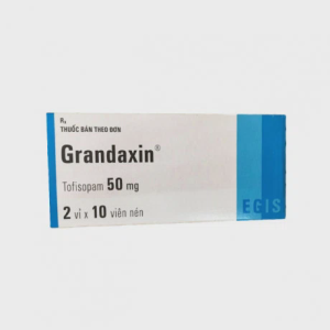 Viên nén Grandaxin 50mg điều trị bệnh tâm thần, lo âu (2 vỉ x 10 viên)