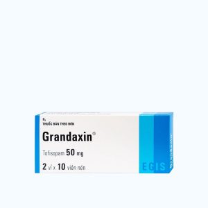 Viên nén Grandaxin 50mg điều trị bệnh tâm thần, lo âu (2 vỉ x 10 viên)