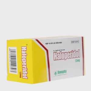 Viên nén Haloperidol 1,5mg điều trị các trạng thái kích động tâm thần - vận động (10 vỉ x 25 viên)