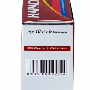 Viên nang HAPACOL 650MG giảm đau từ nhẹ đến vừa và hạ sốt (10 vỉ x 10 viên)