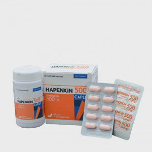 Viên nang Hapenxin 500mg điều trị nhiễm khuẩn (10 vỉ x 10 viên)