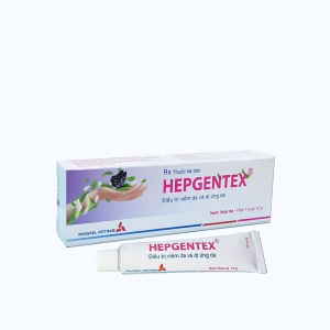 Thuốc dùng ngoài Hepgentex trị nhiễm khuẩn, nhiễm nấm, viêm da (tuýp 10g)