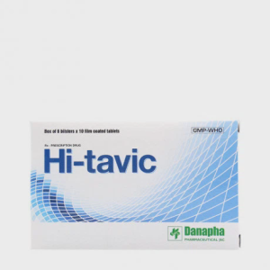 Viên nén Hi-tavic 37,5mg/325mg Danapha điều trị các cơn đau từ trung bình đến nặng (6 vỉ x 10 viên)