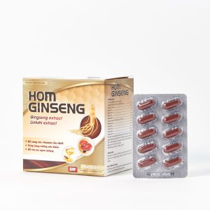Viên uống Ginseng hỗ trợ cung cấp Vitamin và muối khoáng (Hộp 100 viên)