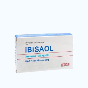 Viên nang Ibisaol 100mg điều trị các bệnh nhiễm nấm (1 vỉ x 10 viên)