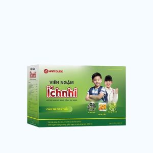 Thực phẩm bảo vệ sức khỏe Nam Dược Ích Nhi viên ngậm Hỗ trợ làm giảm các triệu chứng ho cho trẻ từ 5 tuổi (Hộp 30 viên)