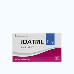Viên nén Idatril 5mg điều trị tăng huyết áp, suy tim (3 vỉ x 10 viên)