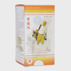 Viên uống Hoàng Thống Phong hỗ trợ giảm các triệu chứng bệnh gout (Hộp 60 viên)