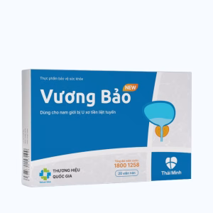 Thực phẩm bảo vệ sức khỏe Thái Minh Vương Bào Giúp giảm nguy cơ và hạn chế sự phát triển của u phì đại tiền liệt tuyến (Hộp 20 viên)