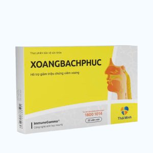 Thực phẩm bảo vệ sức khỏe THÁI MINH Xoang Bách Phục Hỗ trợ giảm các triệu chứng do viêm xoang (Hộp 20 viên)
