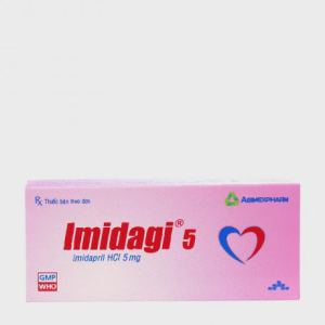 Viên nén Imidagi 5mg điều trị tăng huyết áp (3 vỉ x 10 viên)