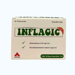 Dung dịch uống Inflagic trị dị ứng (20 ống x 5ml)