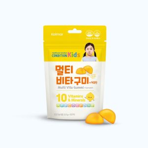Thực phẩm bảo vệ sức khỏe KẸO DẺO DINH DƯỠNG CONDITION KIDS MULTI VITA GUMMI + CURCUMIN (Hộp 5 Gói*18 viên)