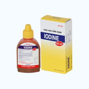 Dung dịch Iodine 10% Bidiphar sát khuẩn da và niêm mạc (chai 30ml)