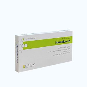 Thuốc tiêm Itamekacin 500mg /2ml điều trị ngắn hạn các nhiễm khuẩn nặng (hộp 10 ống)